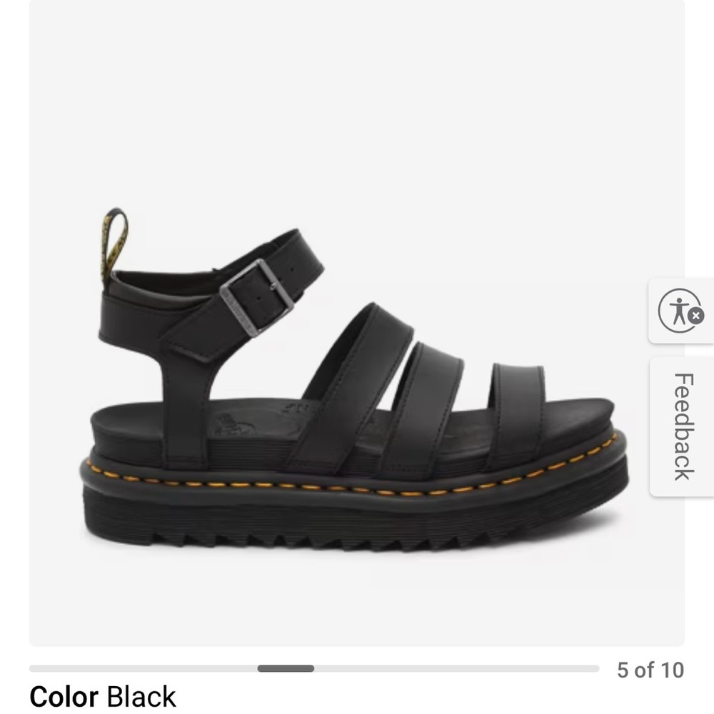 Dr. Martens Blaire Sandals Size 6 US -NWOT - Picture 7 of 8
